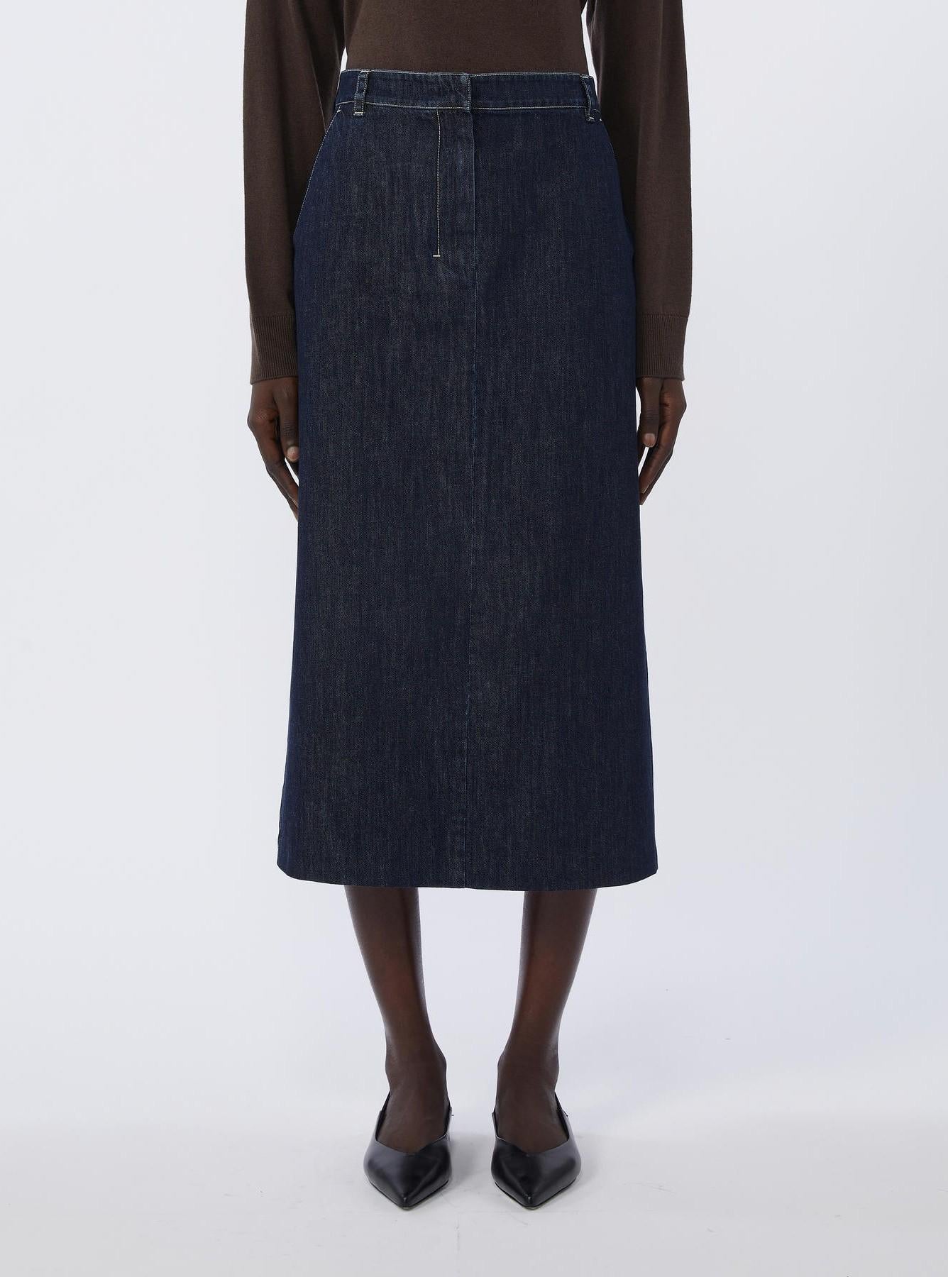 Gonna midi in denim SMMSERENA 001 S MAXMARA 