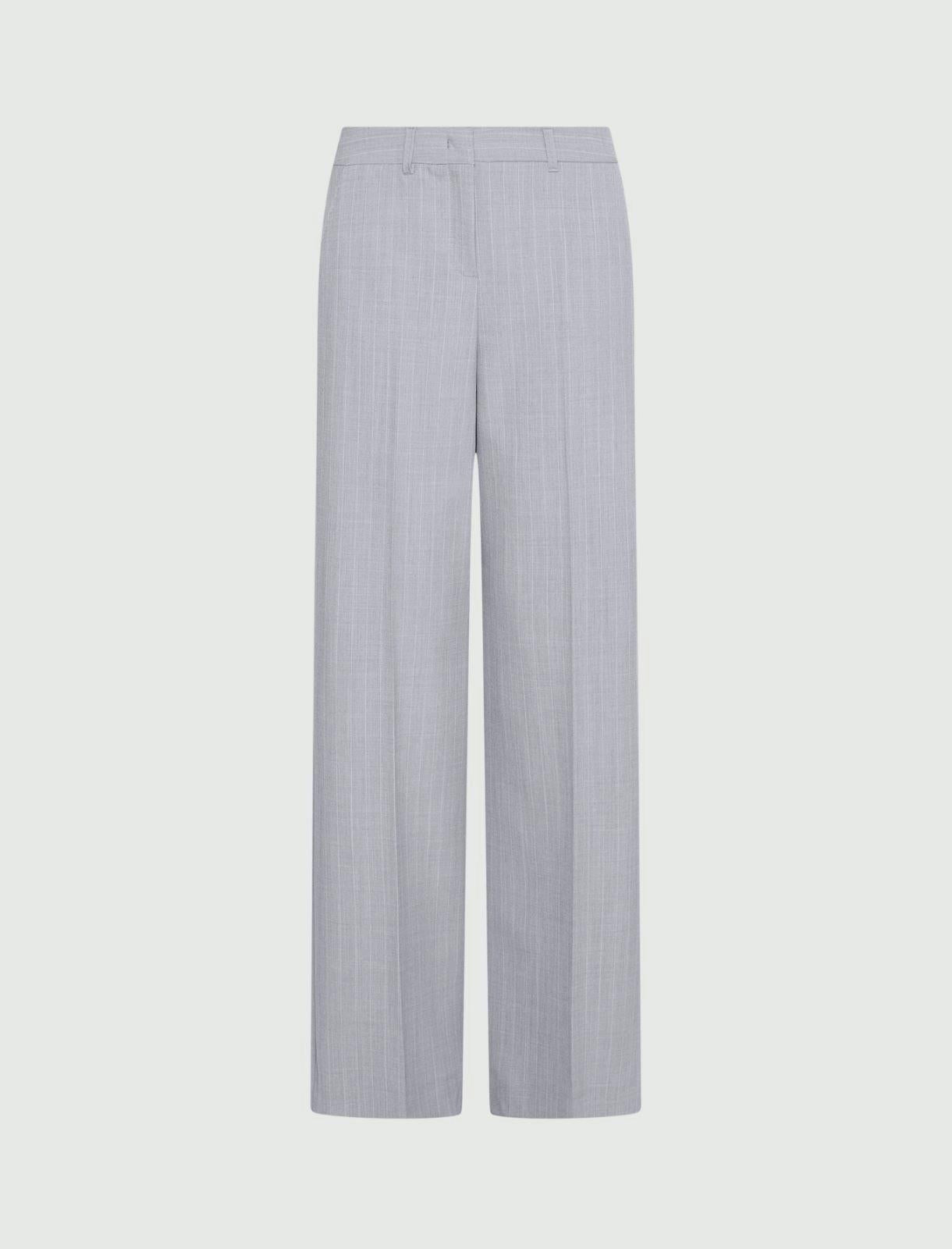 Pantalone dritto in tela stretch malfilé MLLGIUNCHI 001 MARella 