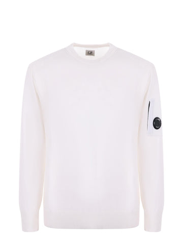 maglia extra fine in lana merino 19CMKN037A 005528A 103 CP COMPANY 