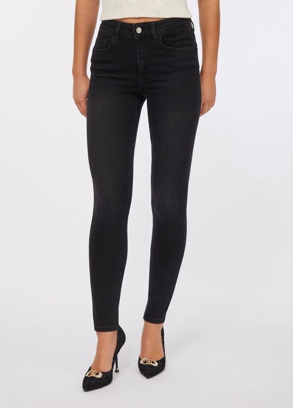 jeans skinny a vita alta UF5013D4615 87353 LIU JO DENIM 