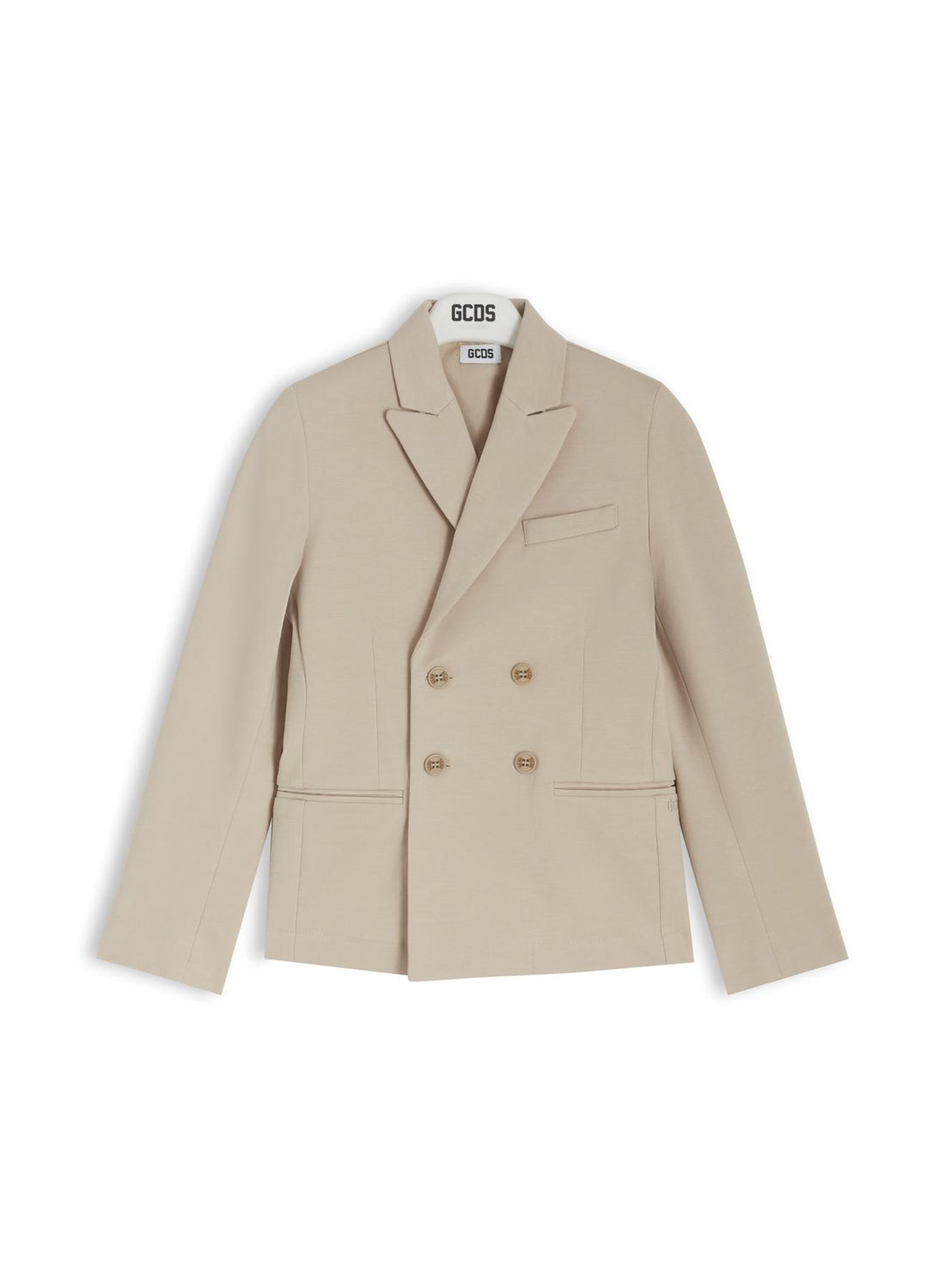 blazer doppiopetto logato C1BJQA510T328 320U GCDS 