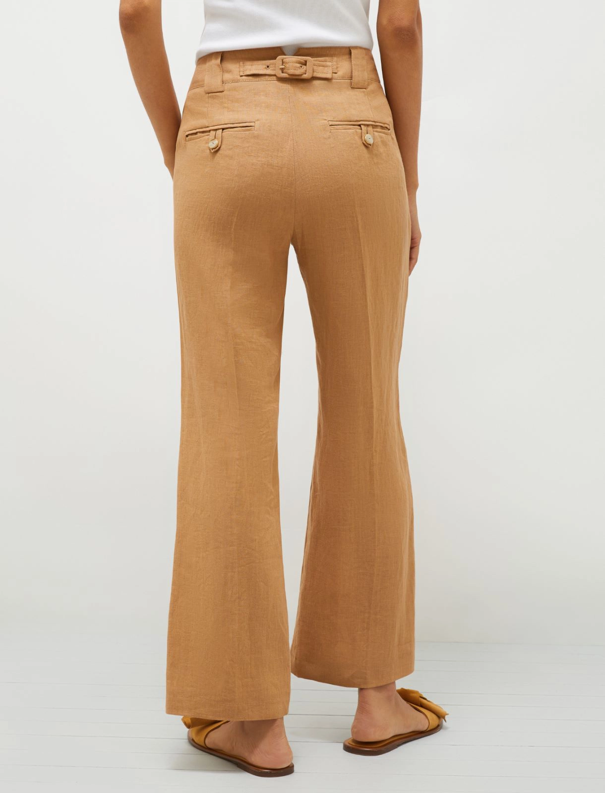 pantalone flare in lino FALCO 003 MARella 
