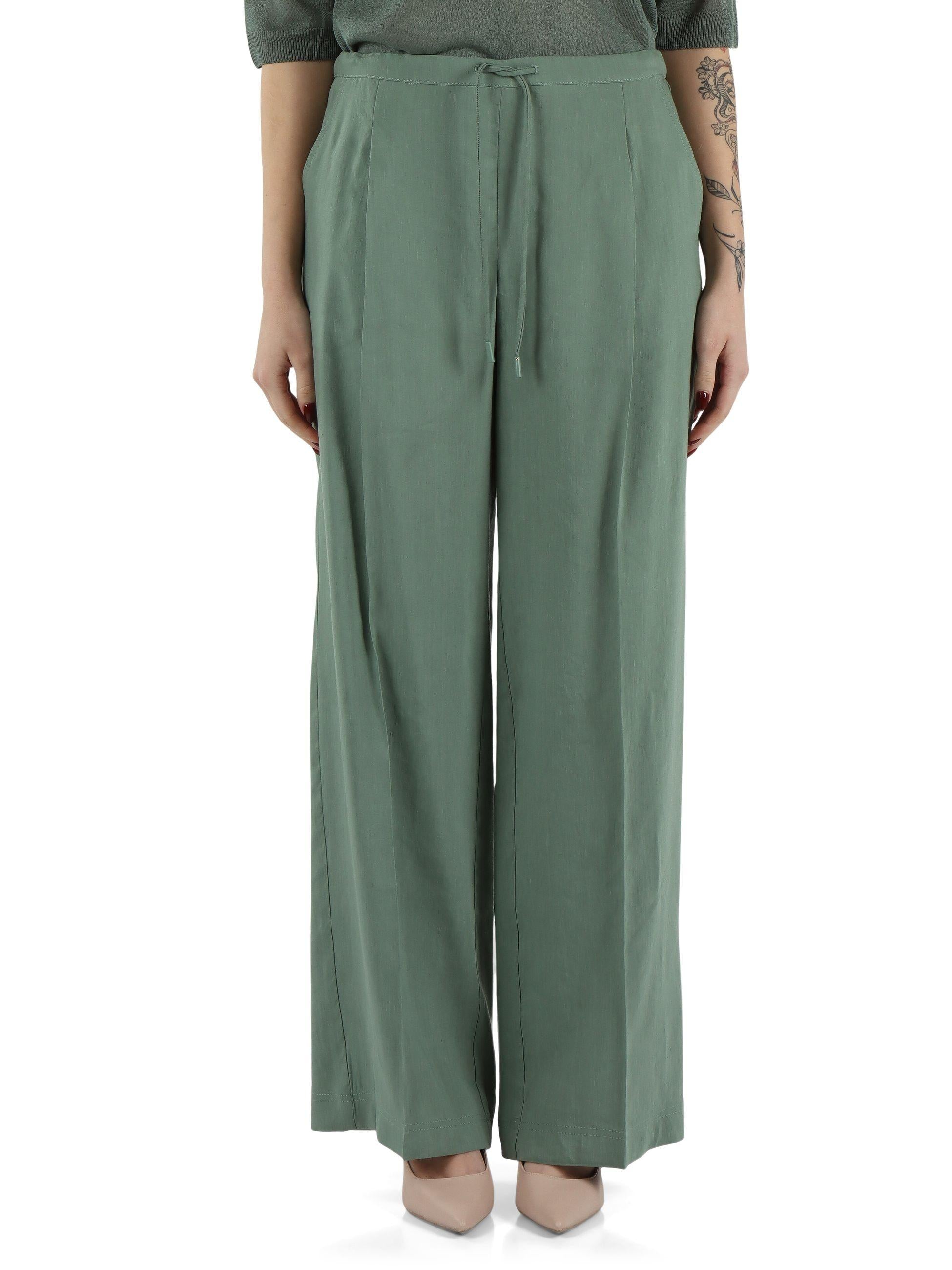 pantalone in lino MLMALLORO 003 MARella MONOCHROME 