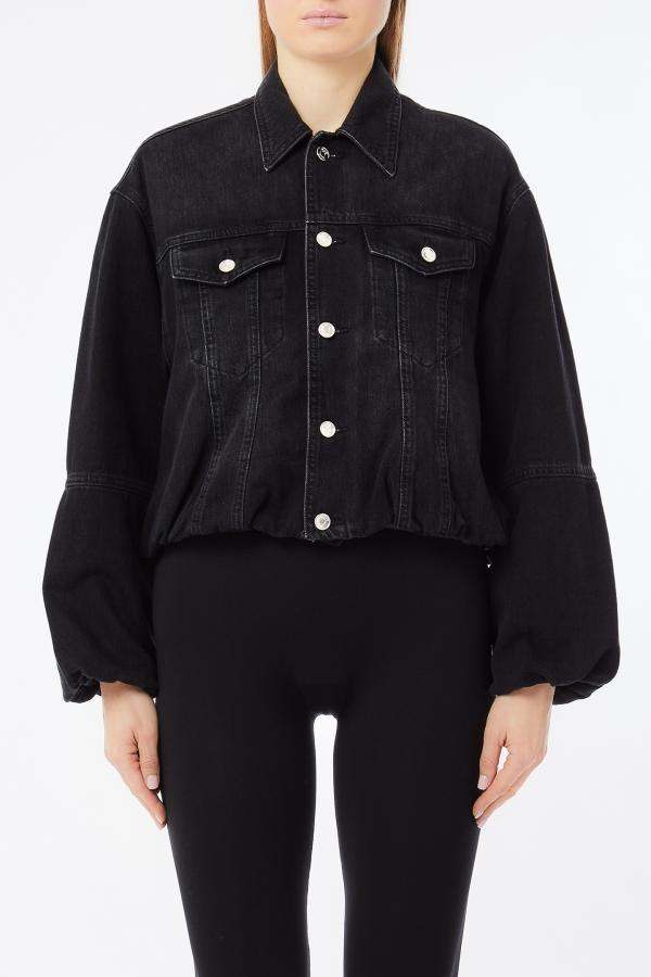 giubbino denim balloon UF5221D0287 87469 LIU JO DENIM 