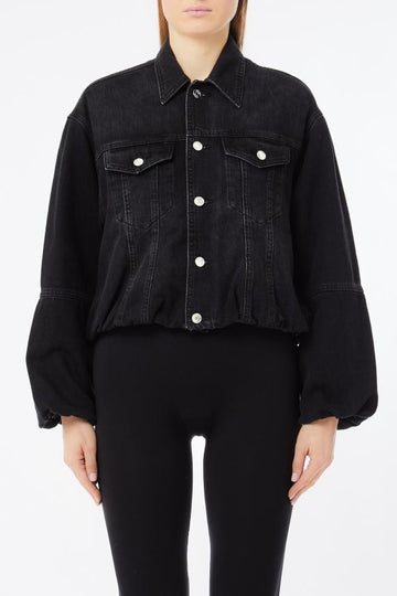 giubbino denim balloon UF5221D0287 87469 LIU JO DENIM 