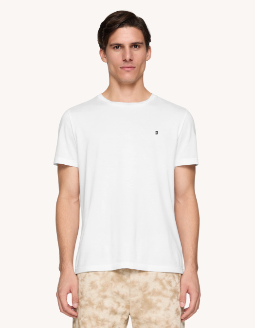 t-shirt con mini logo US198JF0271UZL4 000 DONDUP 