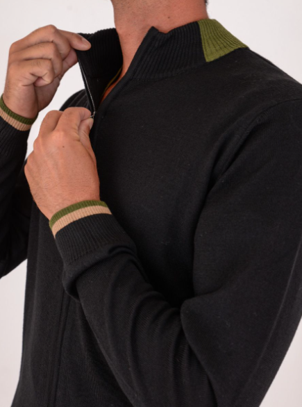 maglione full zip 3932M501 253807 99 MANUEL RITZ 