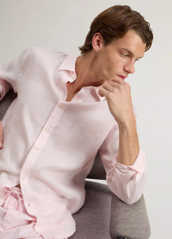 camicia in lino CFWOSI2013MRUT5284 4316 WOOLRICH 