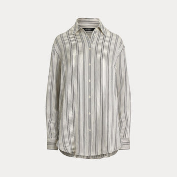 camicia in raso a righe 200-970812001 LAUREN RALPH LAUREN