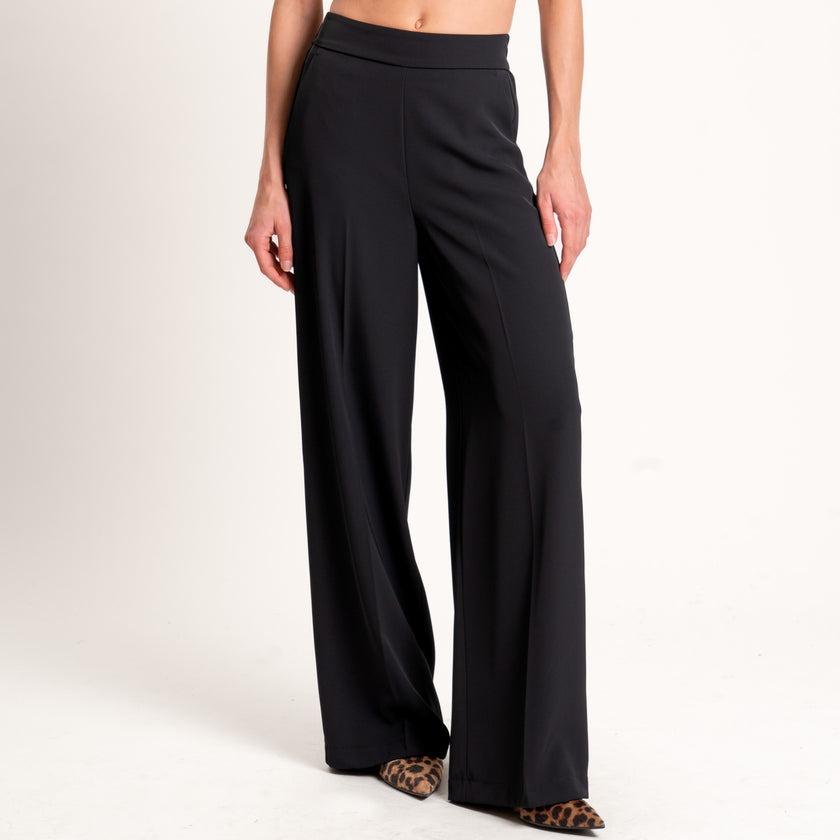 pantalone elasticizzato TF0360 NERO VICOLO 