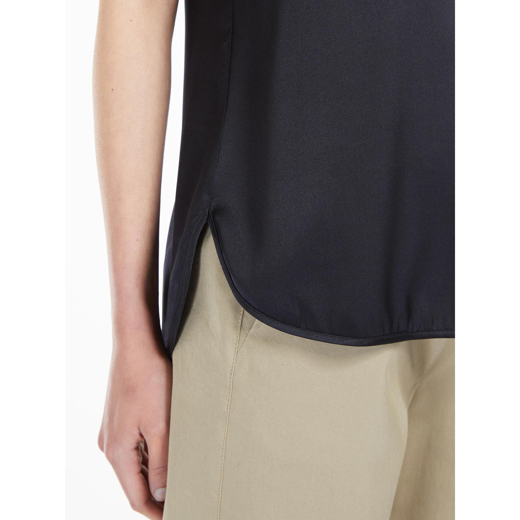 top in raso di seta PAN 006 MAXMARA 