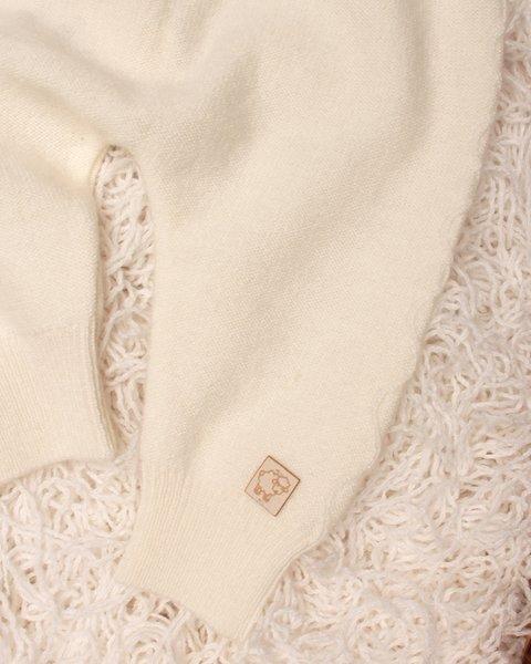 ghettina in puro cashmere 055414 C927 BIANCO MAGLIFICIO DI VERONA 