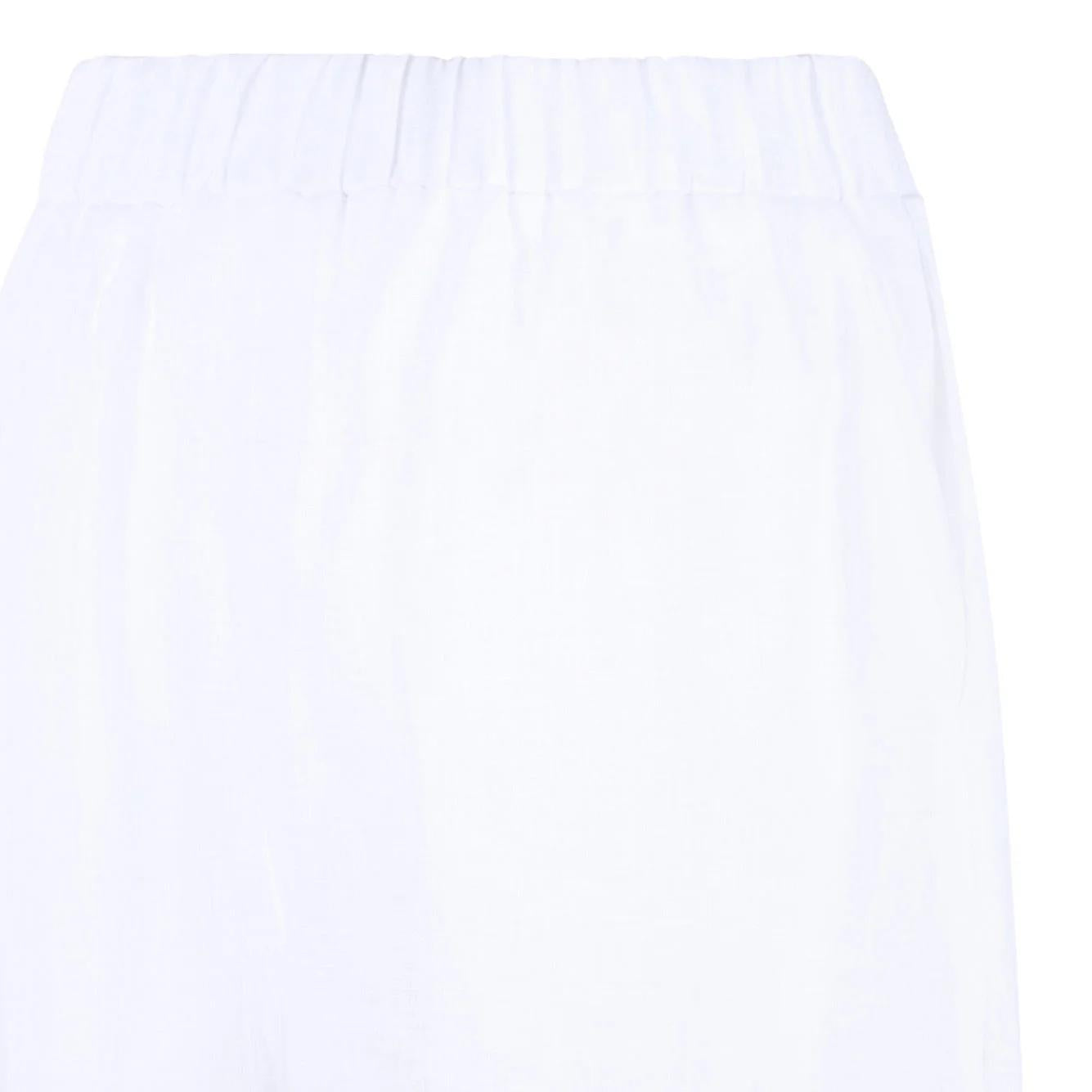 pantalone a vita alta in lino 76248 50000 001 GRAN SASSO 