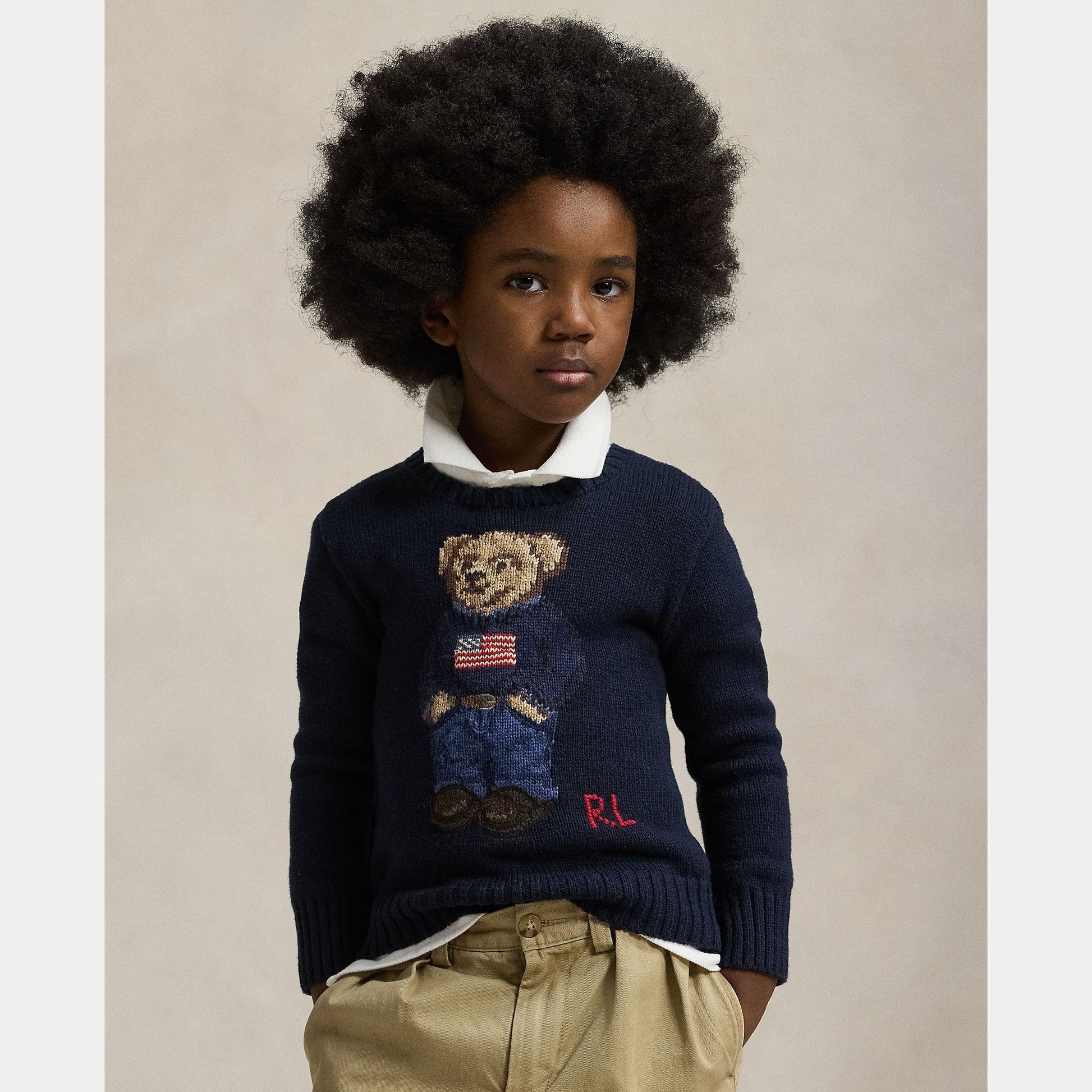 Maglione Teddy bear 322-668286 002 RALPH LAUREN 