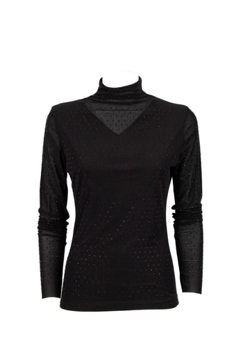 maglia in tulle trasparente PAGANI 230W5D6 NERO ODI' ODI' 