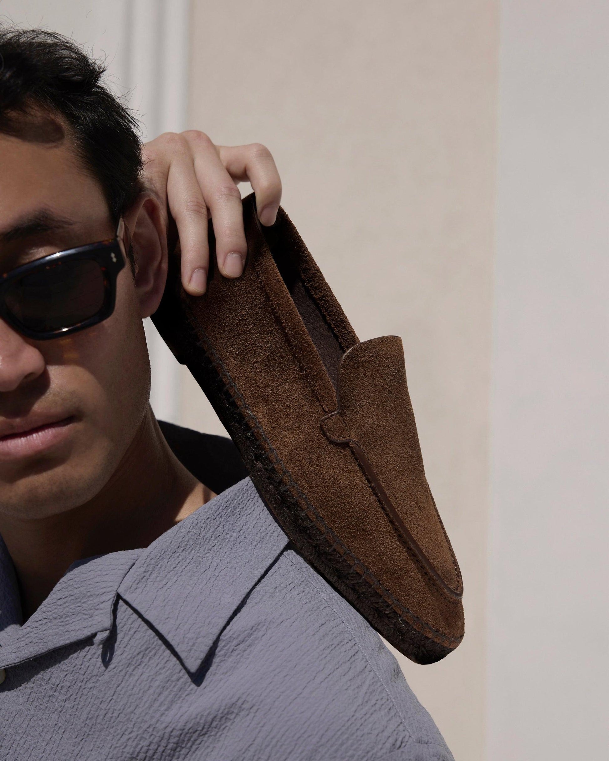 mocassino neals in crosta di cuoio 025916-2002 MARRON CASTANER 