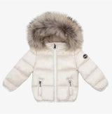 COLMAR giubbino imbottito con pelliccia Beige