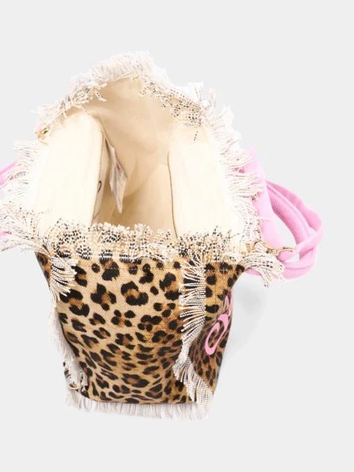 Borsa colette leopard COLETTE SAND 02591 MC2 SAINT BARTH 