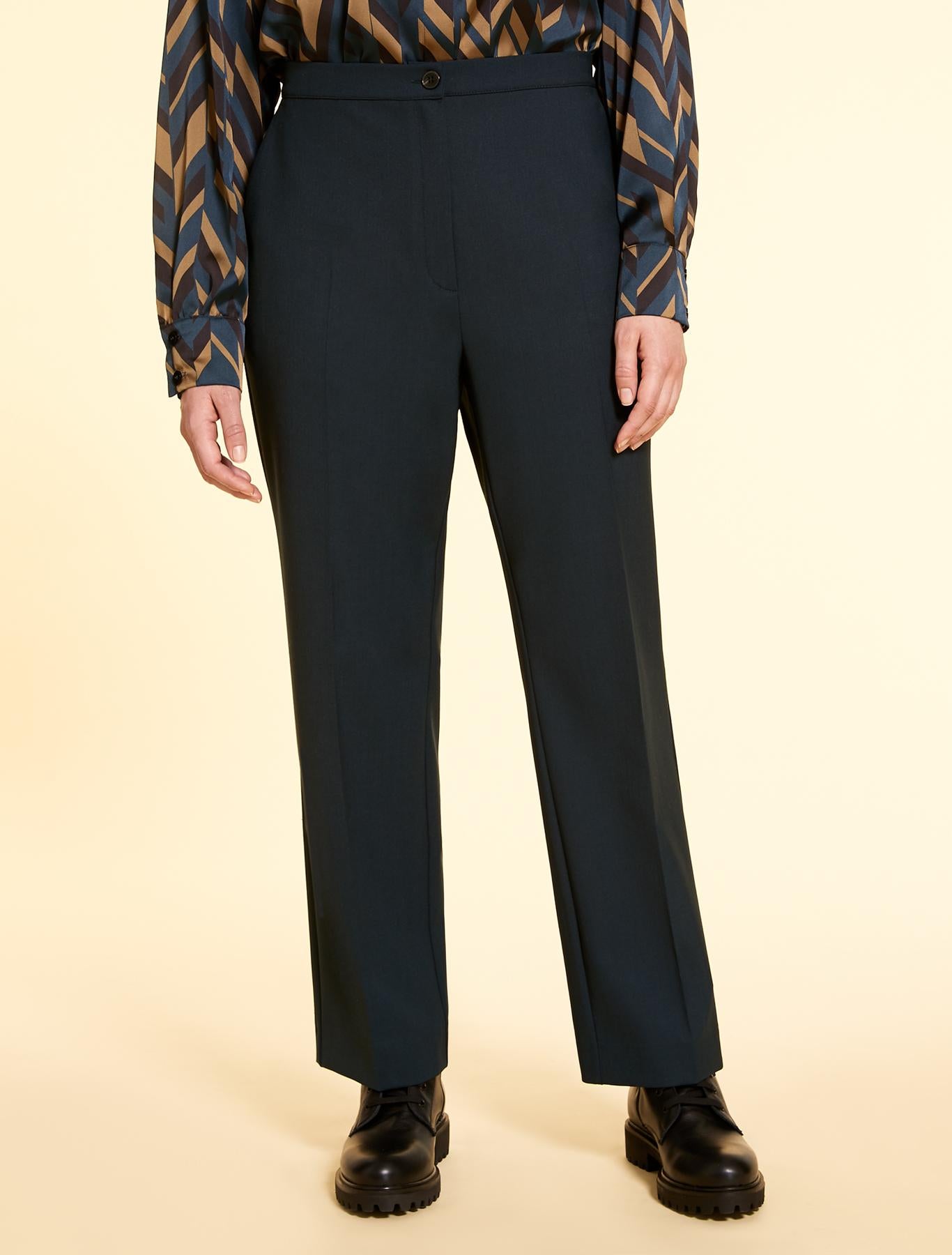 PANTALONI IN MISTO LANA ROMA 50 MARINA RINALDI 