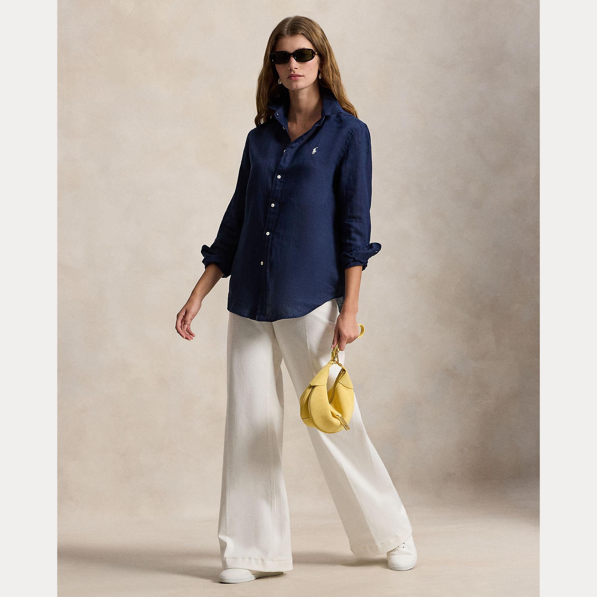 camicia in lino 211-970730 519 RALPH LAUREN POLO 