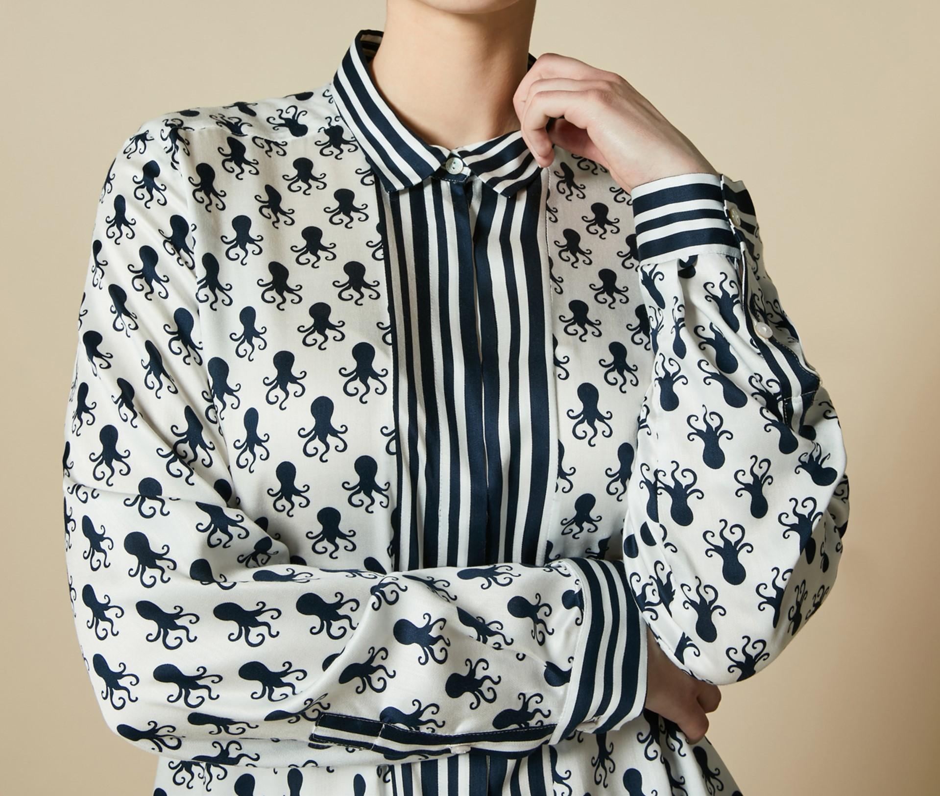 CAMICIA IN RASO FARE 80 MARINA RINALDI 