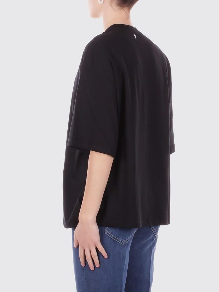 t-shirt over DS073JF0350DXXX 999 DONDUP 