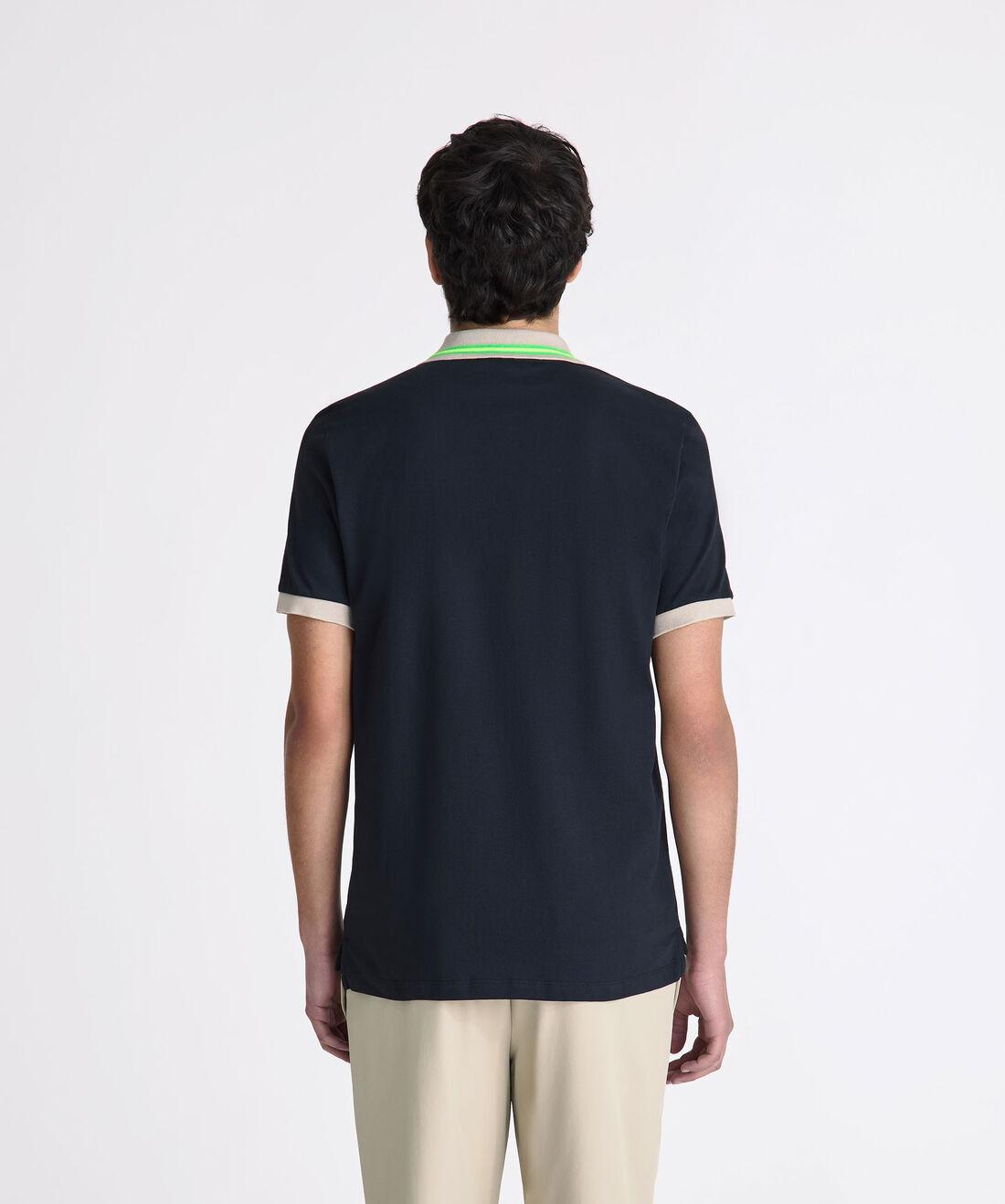 polo con dettagli fluo NEW SELANDINA STR 04 215 PeUTEREY 