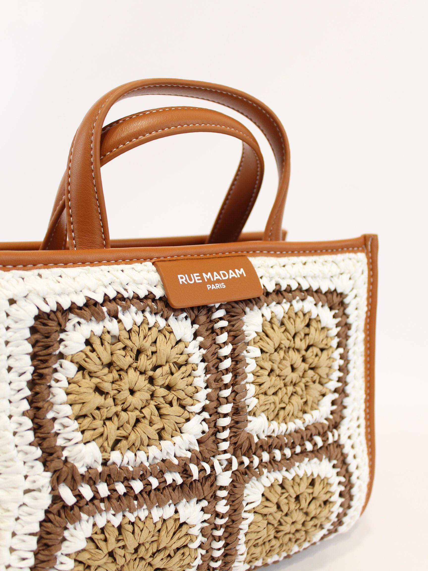 borsa carioca mini tote 1454 NATURAL RUE MADAM PARIS 