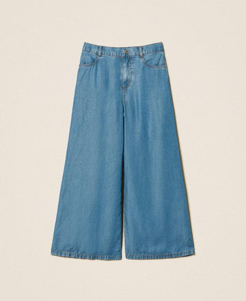 jeans a gamba larga 261GJ2070 13235 TWINSET GIRL 