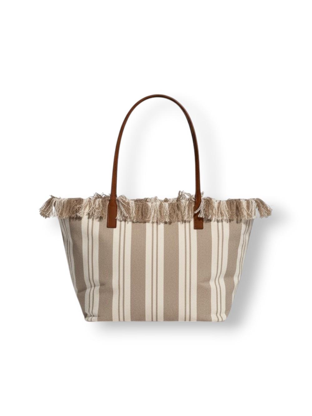 Borsa city bag mid fringe CITY BAG MID FRINGE 00589L MC2 SAINT BARTH 