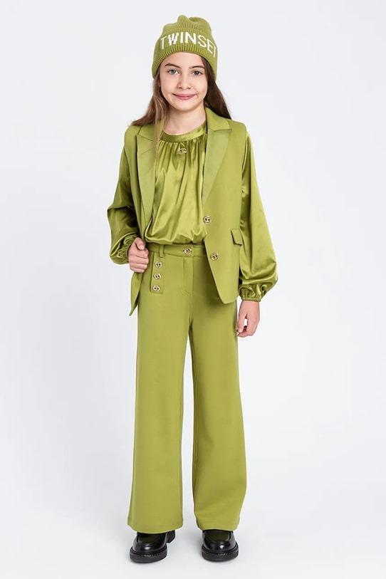 pantalone con bottoni logati 252GJ2113 12576 TWINSET GIRL 