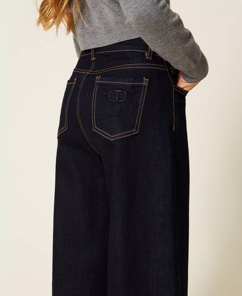 jeans wide leg 252GJ2280 06295 TWINSET GIRL 