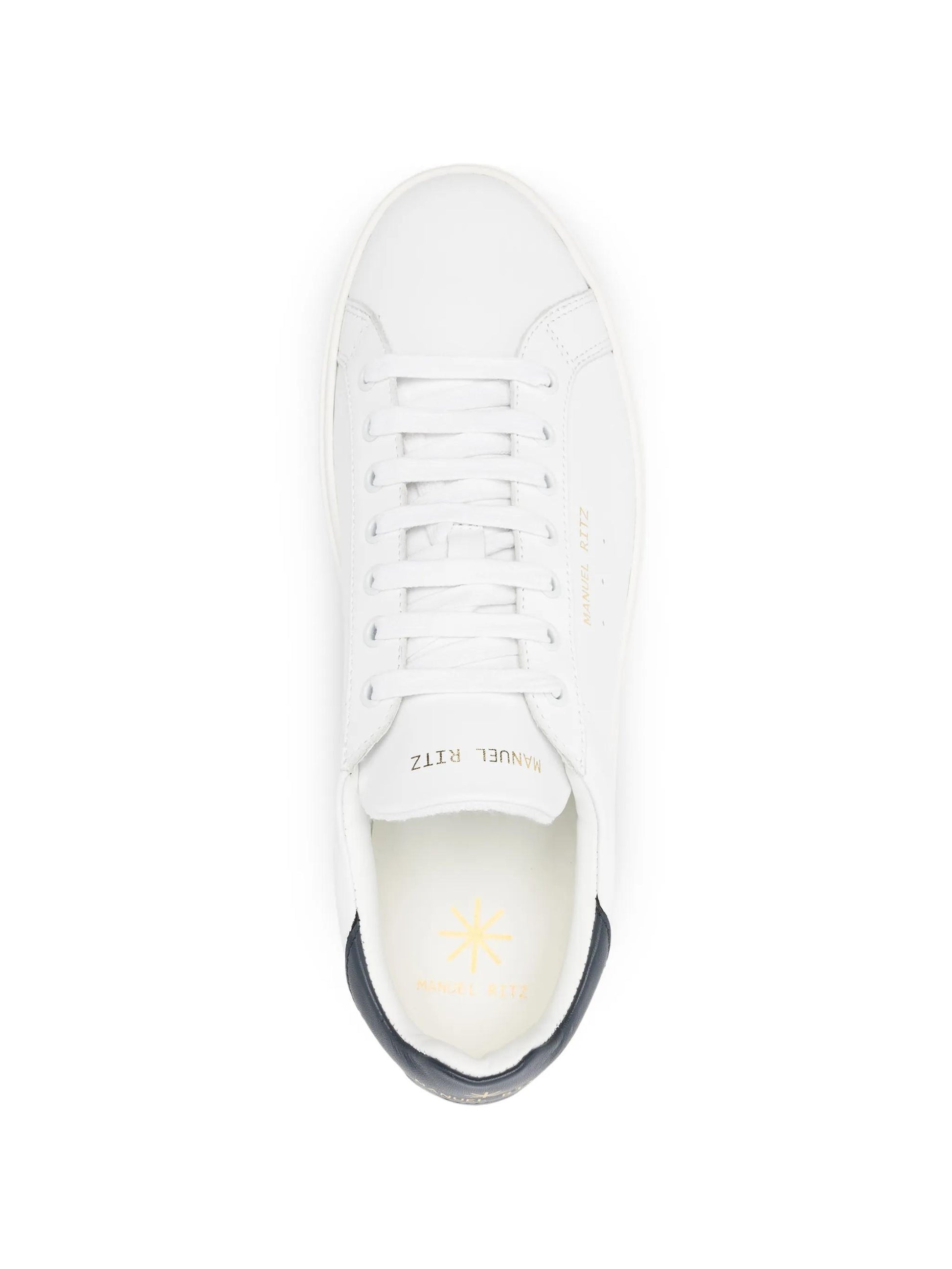 Sneakers in pelle con logo 4032Q510 263439 89 MANUEL RITZ 