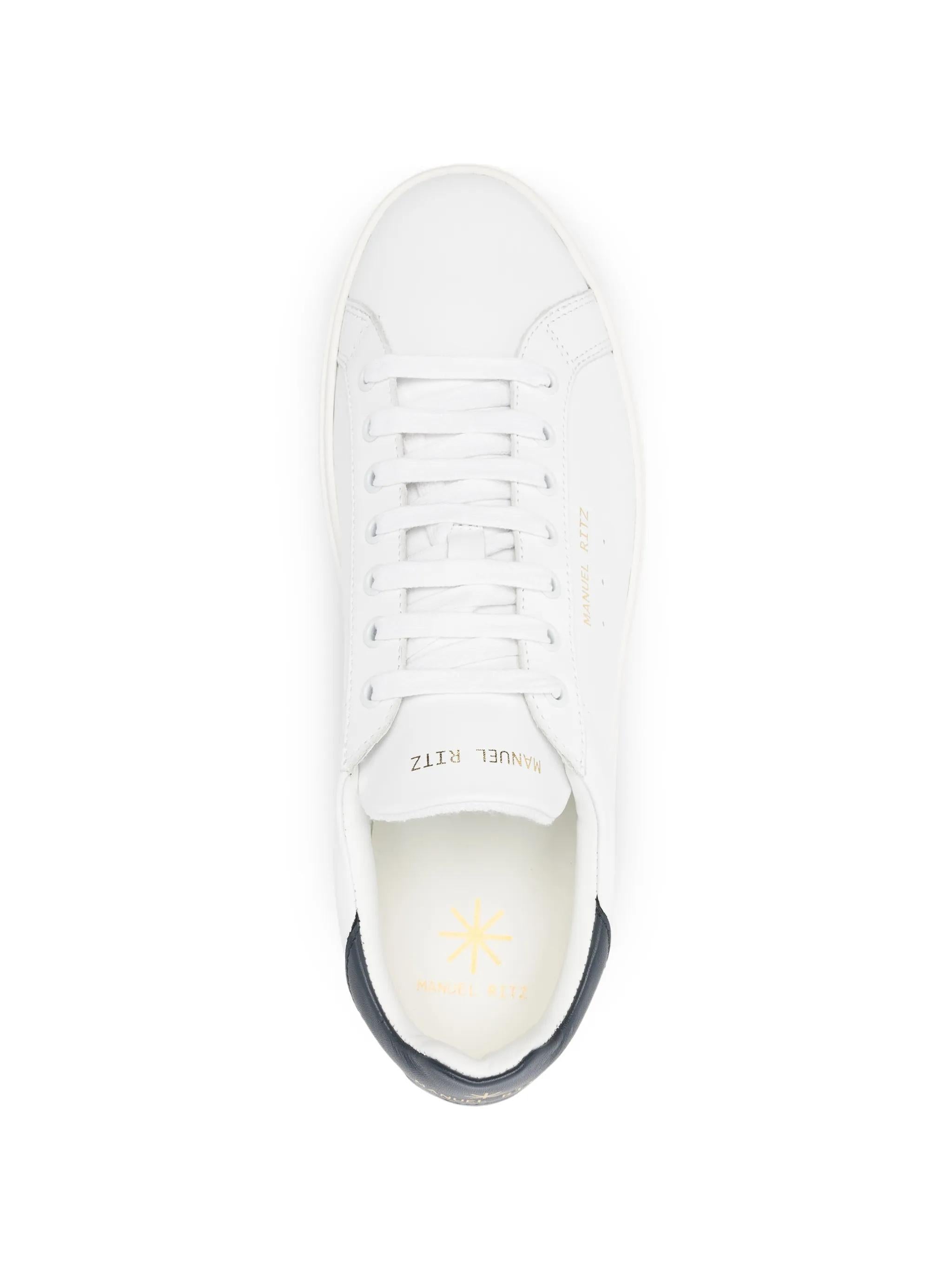 Sneakers in pelle con logo 4032Q510 263439 89 MANUEL RITZ 