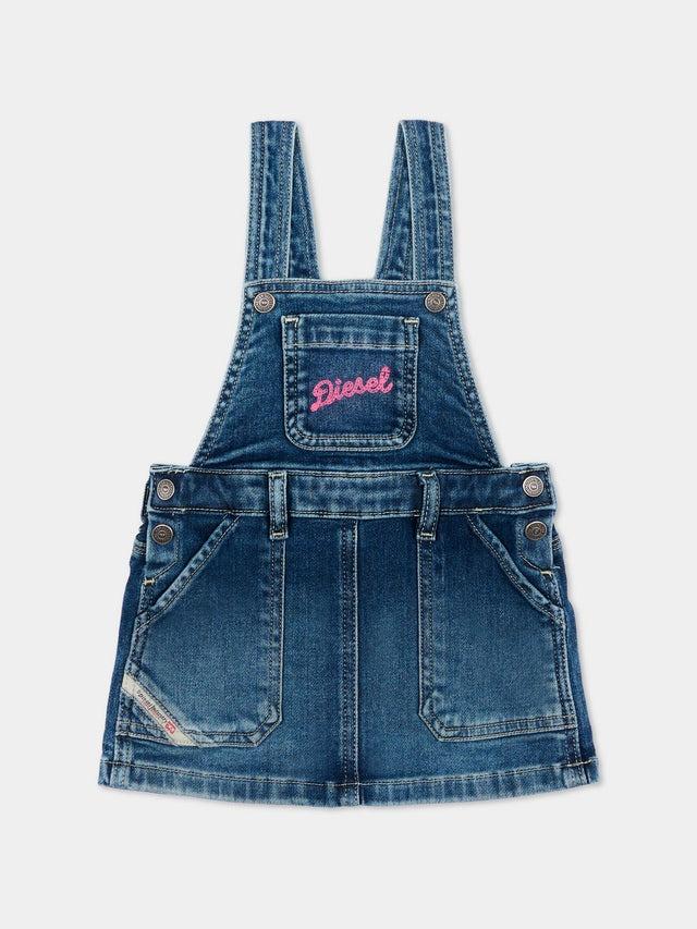 salopette in denim K00719 KXBR0 K01 DIESEL 