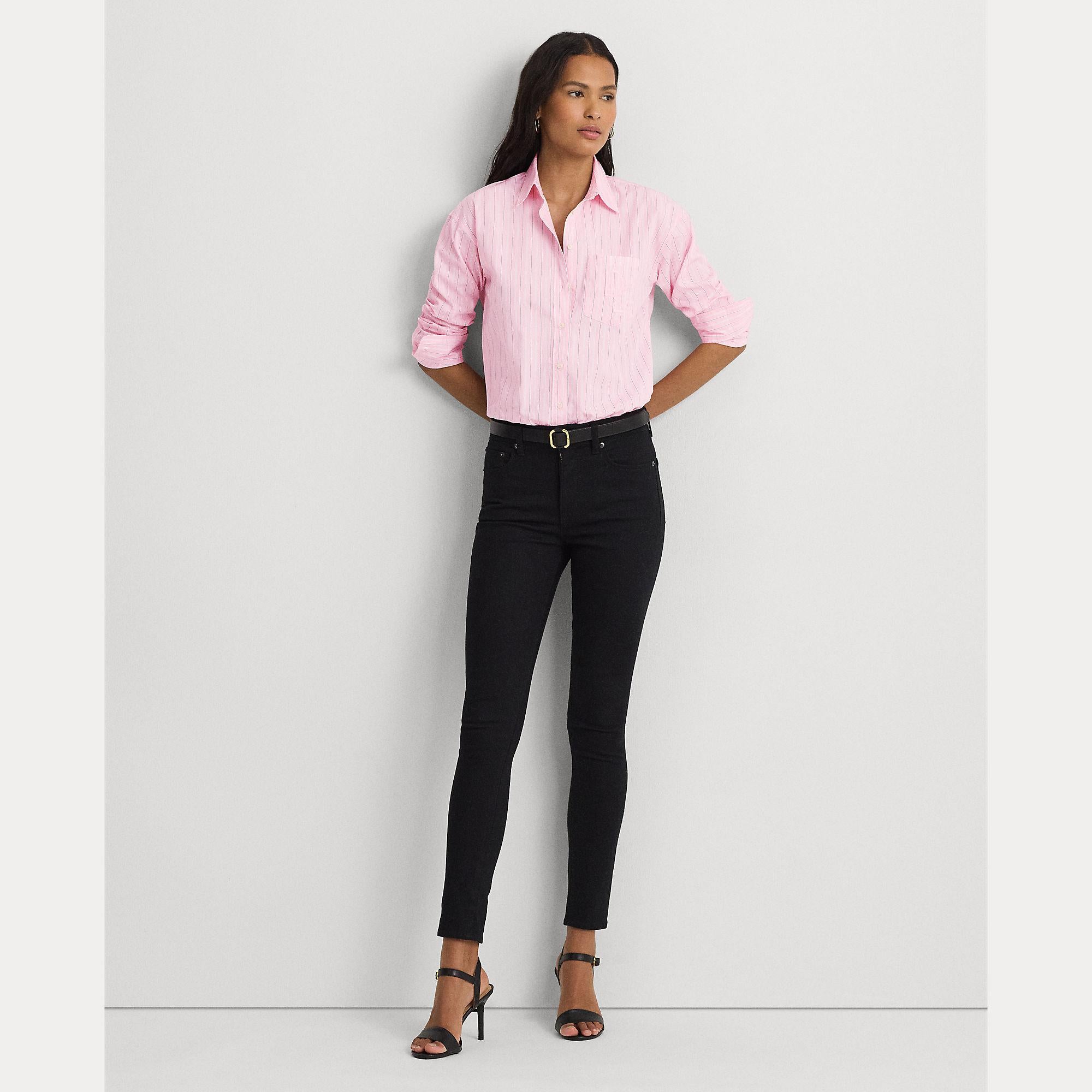 camicia in tessuto a righe 200-932627 001 LAUREN RALPH LAUREN 