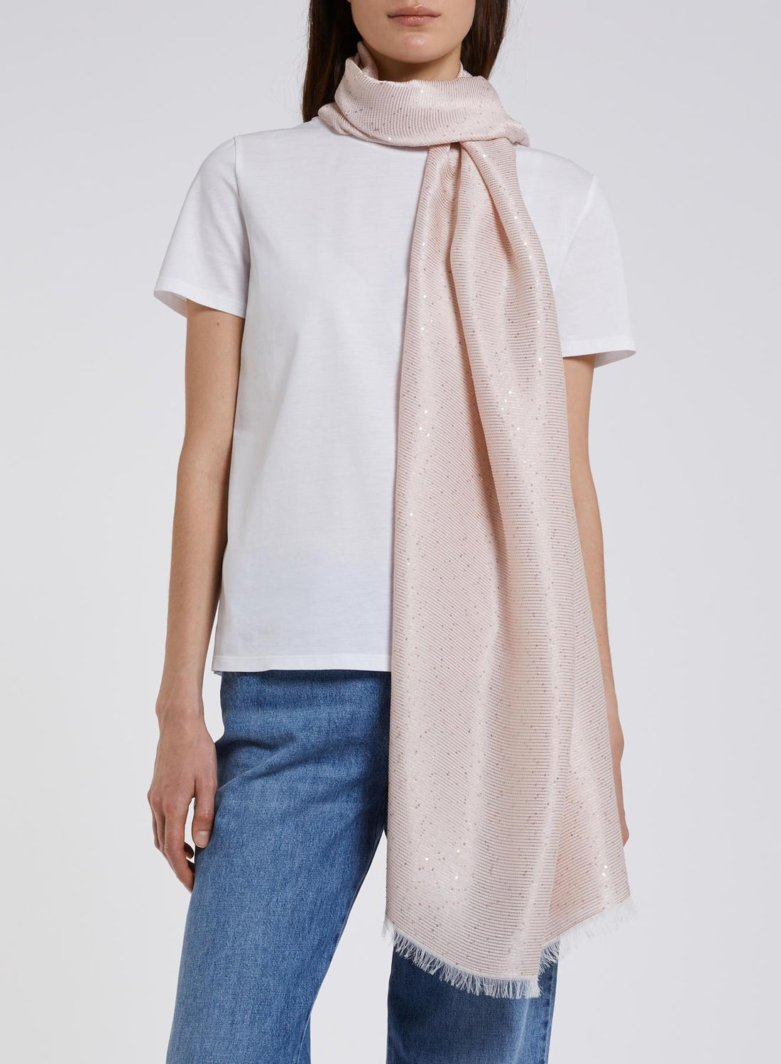 stola in modal con pailettes MLAEMBLEMA 003 MARella ACCESSORI 