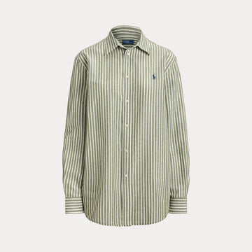 camicia in cotone e lino a righe 211-971514 500 RALPH LAUREN POLO 