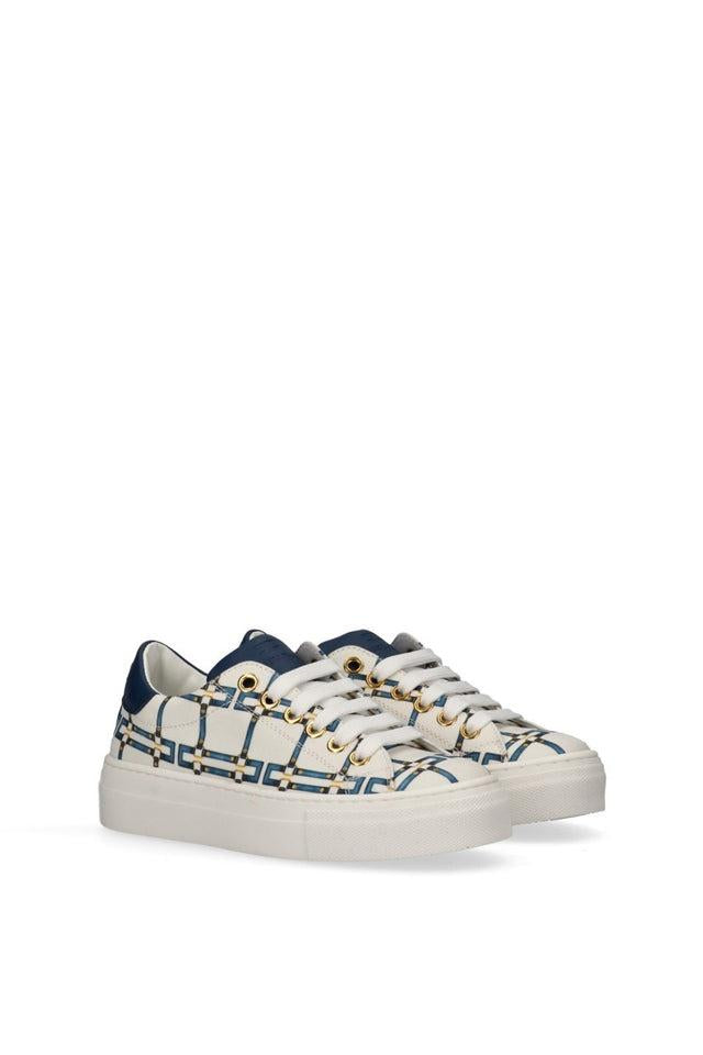sneakers a fantasia F4A9E0532 BURRO/BLU ELISABETTA FRANCHI 