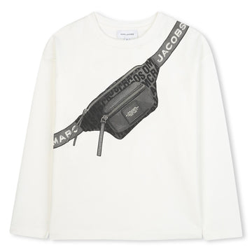 t-shirt con stampa W60635 126 MARC JACOBS KIDS 