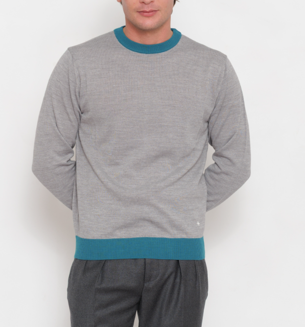 maglioncino con contrasti 3932M502 253807 97 MANUEL RITZ 