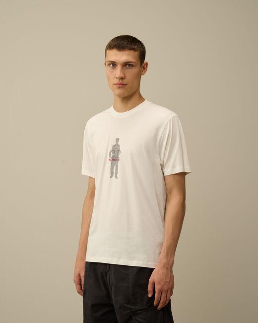 t-shirt con iconic marinaio 17CMTS164A 006586W 103 CP COMPANY 