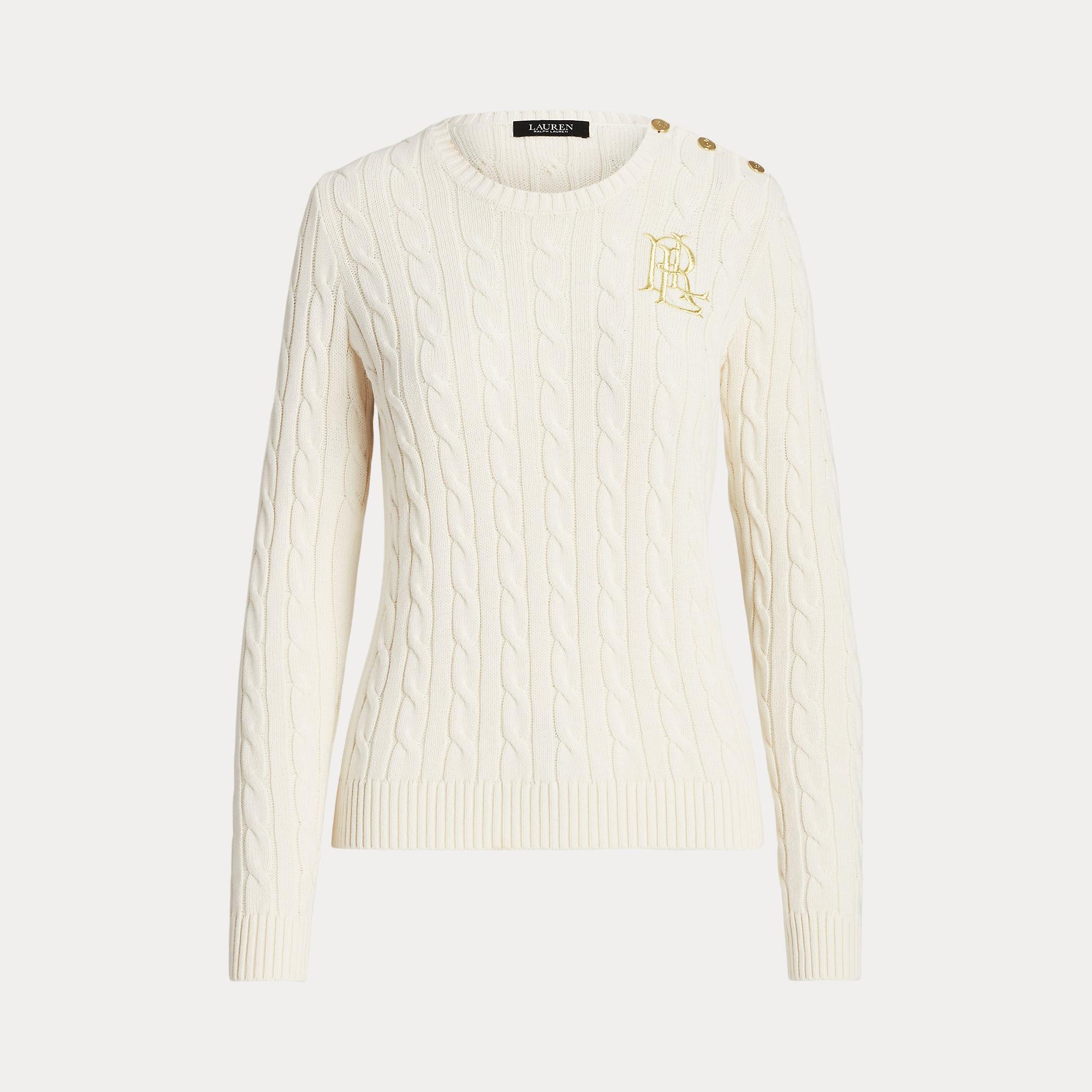 maglione a trecce con bottoni 200-932223 002 LAUREN RALPH LAUREN 