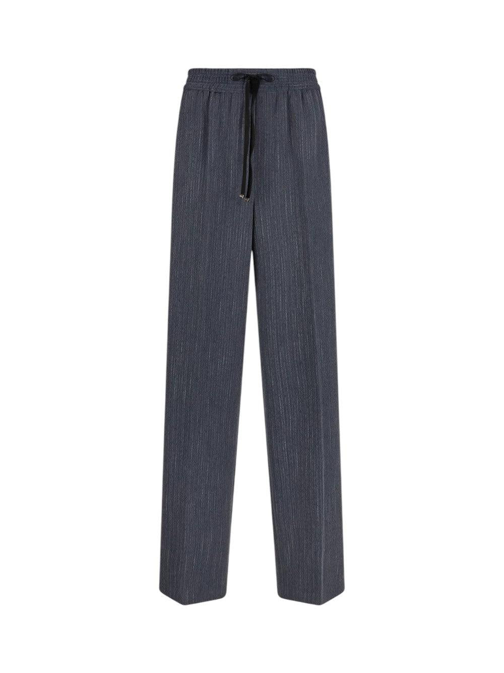 pantalone gessato CF5339T054A C3781 LIU JO BLACK 