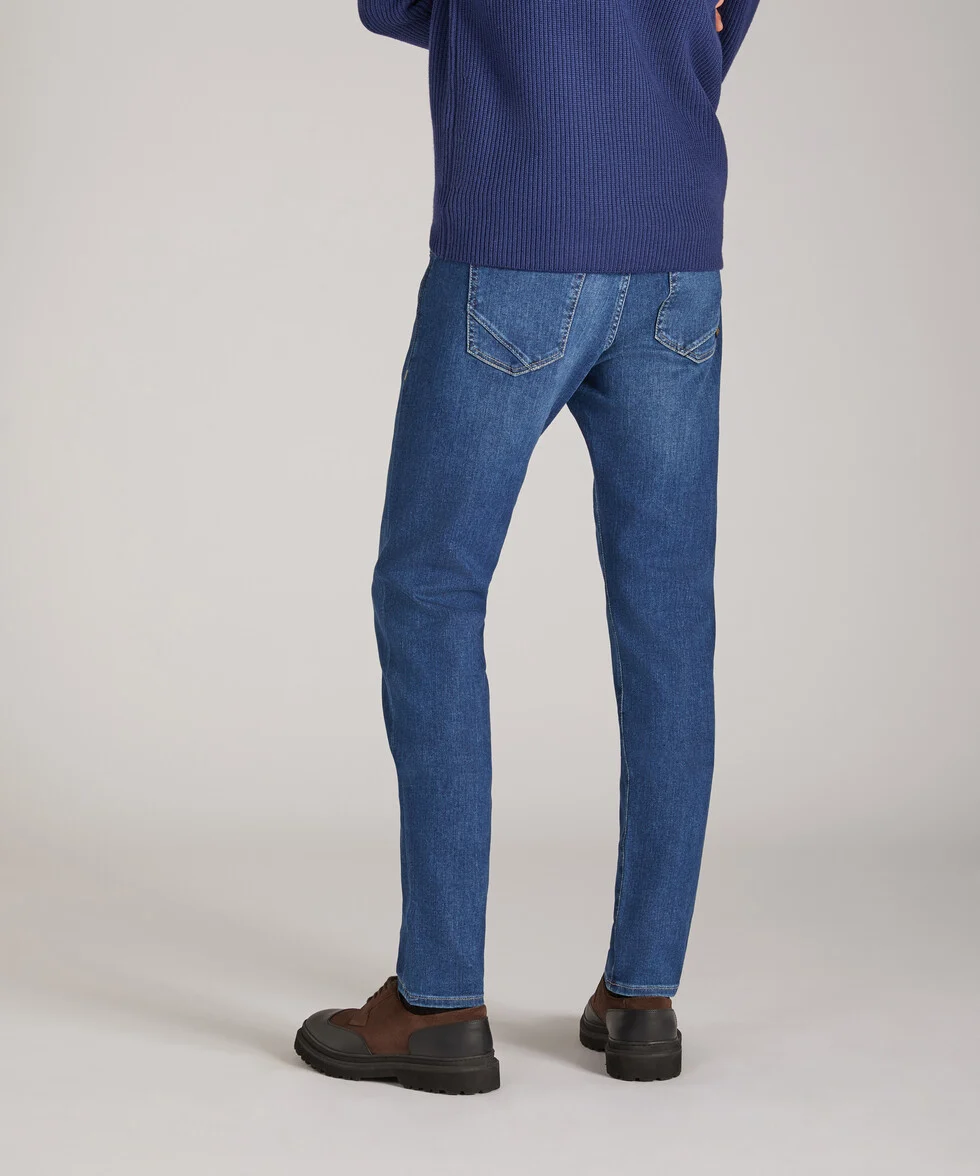 jeans in denim lavato BDPS0003 F17 002 INCOTEX 