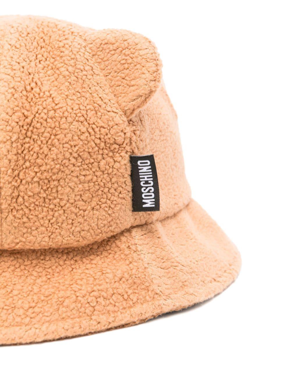 cappellino teddy con orecchie MUX04OLIA21 20121 MOSCHINO KIDS 