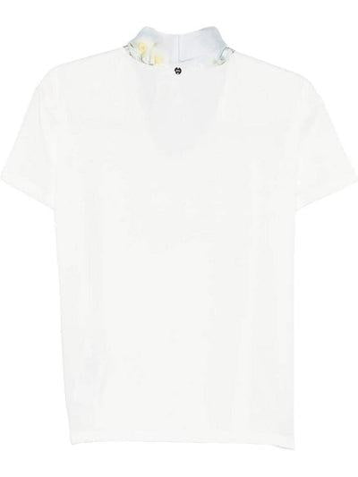t-shirt con foulard WA6189J6308 P9555 LIU JO WHITE 