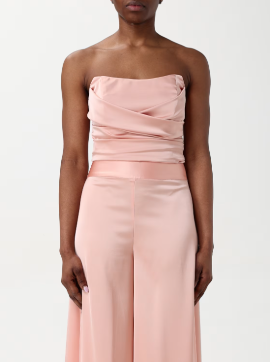 top fascia intrecciato H.M2999.4326 PEACH ROSE HANITA 