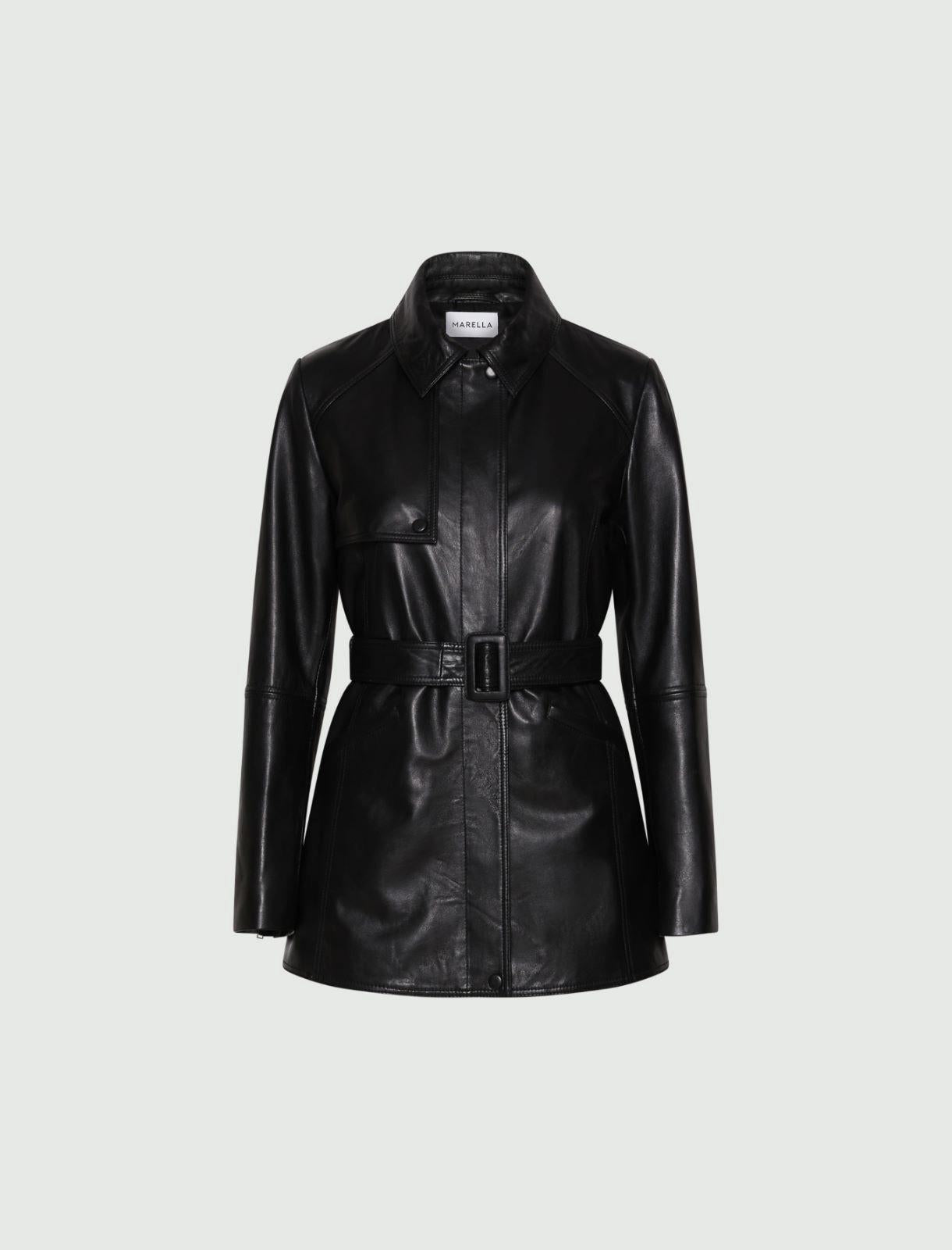 giaccone in pelle SEDILE 003 MARella 