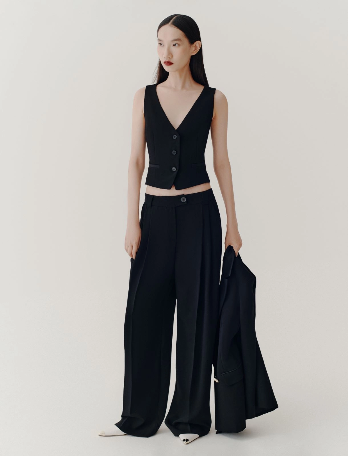 pantalone in envers satin OLINTO 002 MARella 